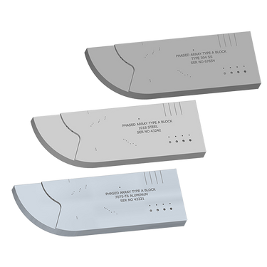 Phased Array Probes and Calibration Blocks - Phased Array